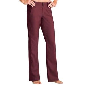 Athleta Maroon Burgundy Hendiwoods Hiking Outdoor Pants Style 918936 Size 6